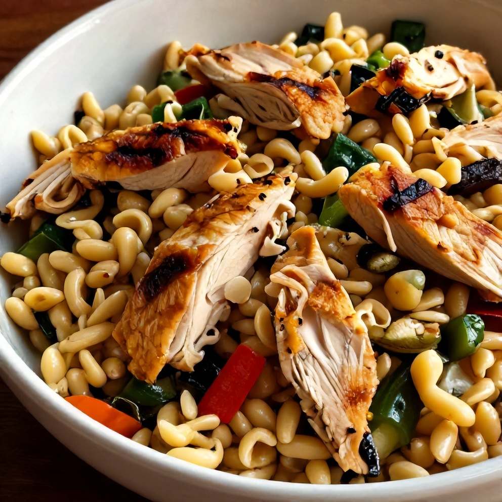 Grilled Chicken Orzo Salad