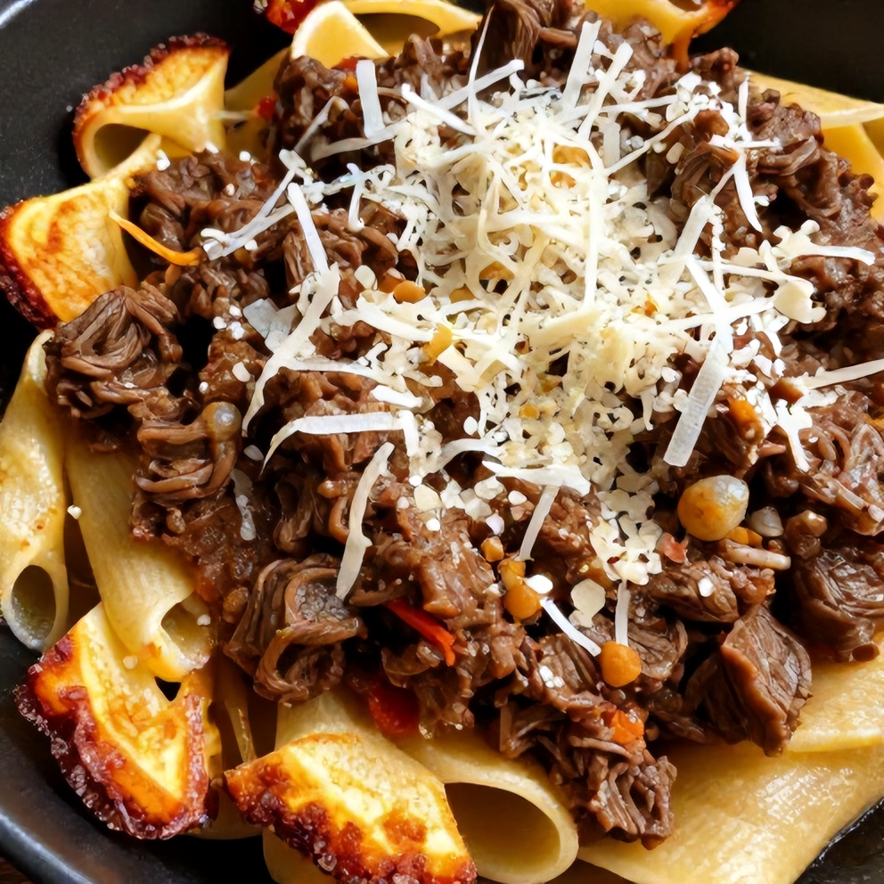 hearty beef ragu pasta
