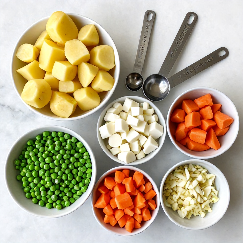 Ingredients for Irish Vegetarian Stew