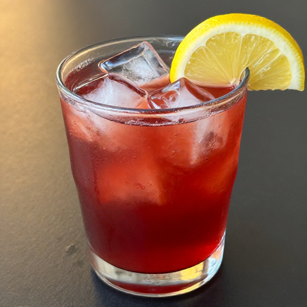 hibiscus cardamom iced latte