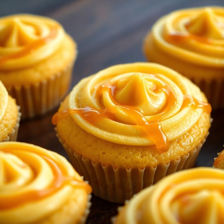 Honey Peach Cream Cheese Cupcakes