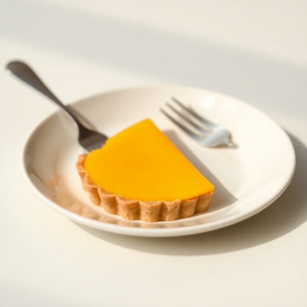mango curd tart