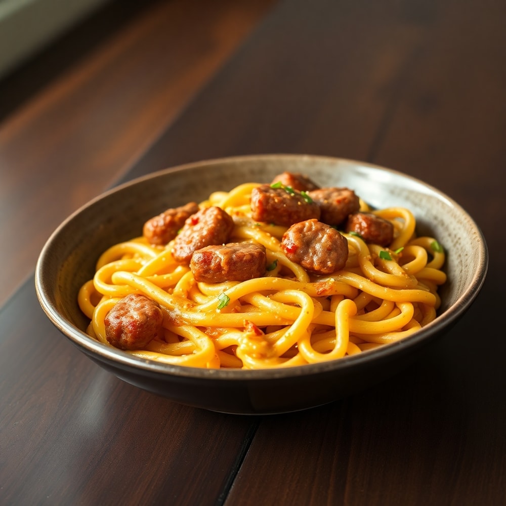 One-Pot Honey BBQ Sausage Pasta