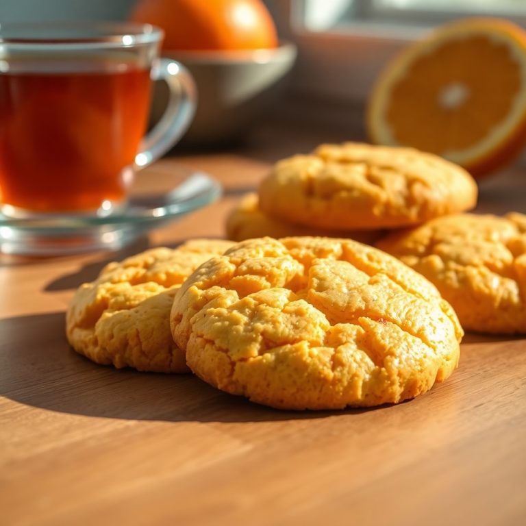 orange scone cookies