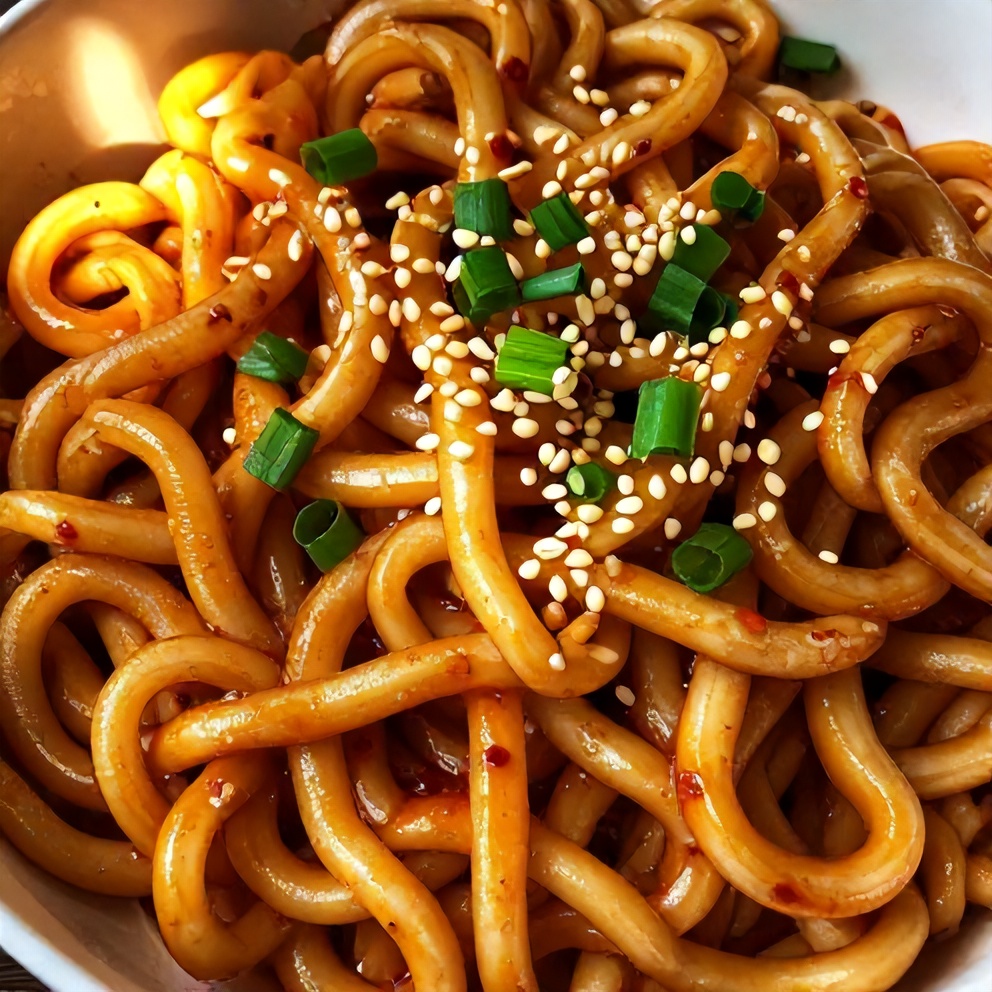 Quick Spicy Chili Oil Udon Noodles