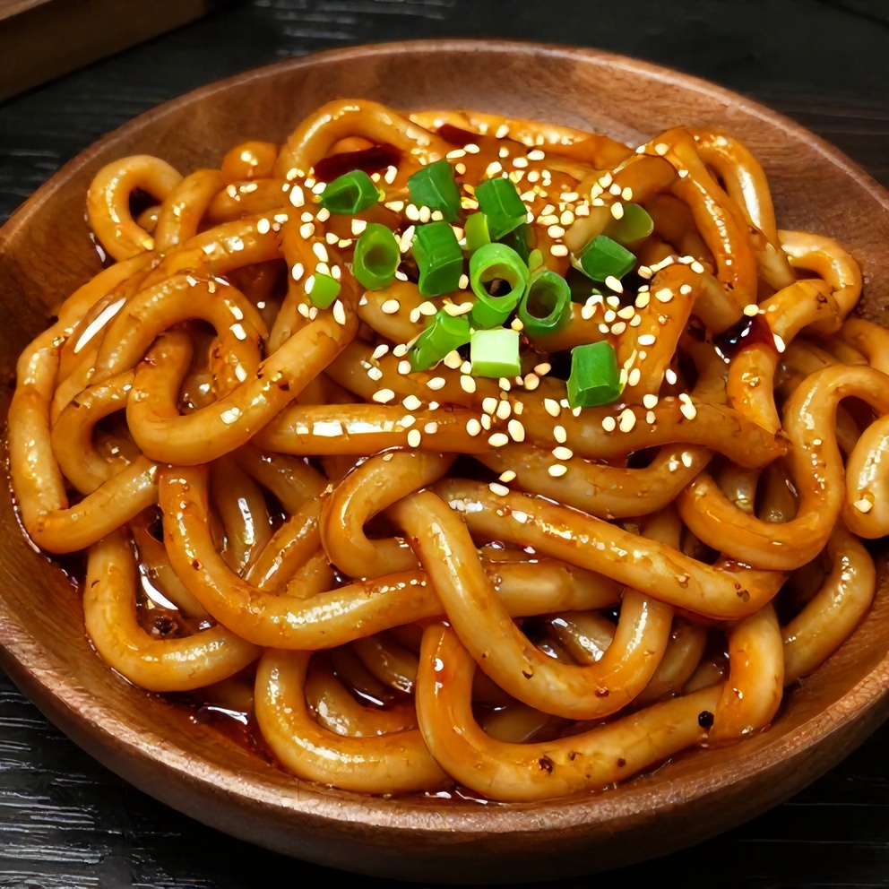 Quick Spicy Chili Oil Udon Noodles