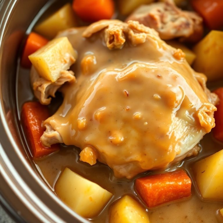 Slow Cooker Chicken and Gravy
