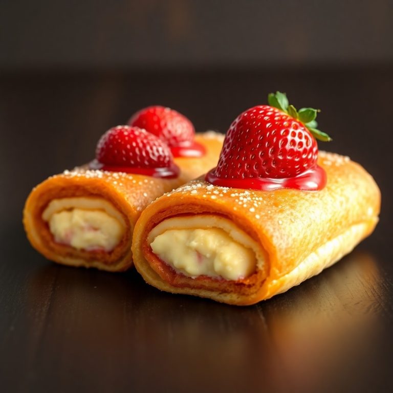 Strawberry Cheesecake Breakfast Rolls