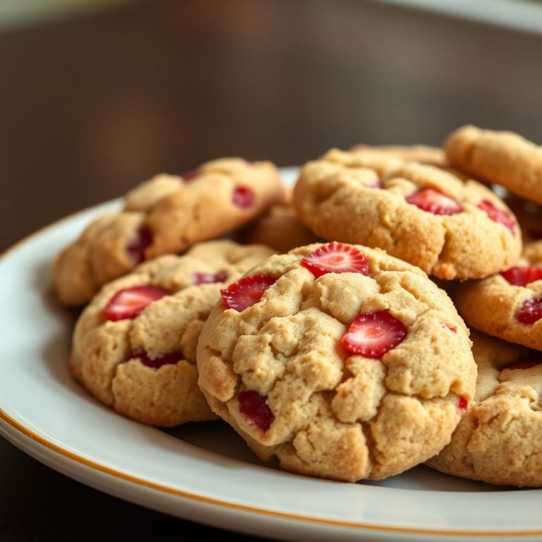 Strawberry Crunch Cookies
